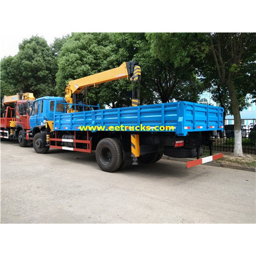 Grues hydrauliques montées sur camion Dongfeng 8 Ton