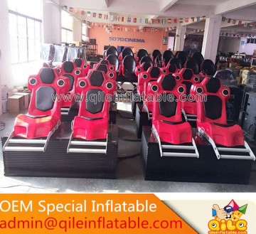 high profit electric equipment park 6-dof platform 9d movies threater 360 degree