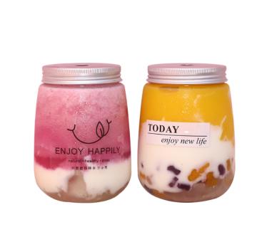 U Shape Plastic Juice Bottle with Lid - 12oz/16oz/350ml/500ml: Free Sample Available