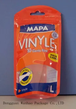 Clear window standup pouch with zip top for pet food packaging