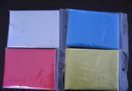 travelling disposable transparent raincoat  with sleeve