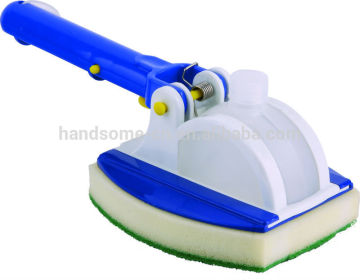 Waterline scrubber brush