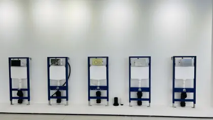 ABS Plastic Dual Flush Wall-Mounted Toilet Flush Plate