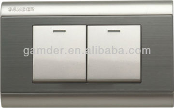 C9 Stainless 2 gang swith