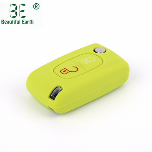 Silicone Peugeot 407 Key Cover For Car