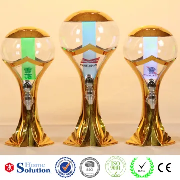 Portable beer dispenser bar table beer towers with ice tube