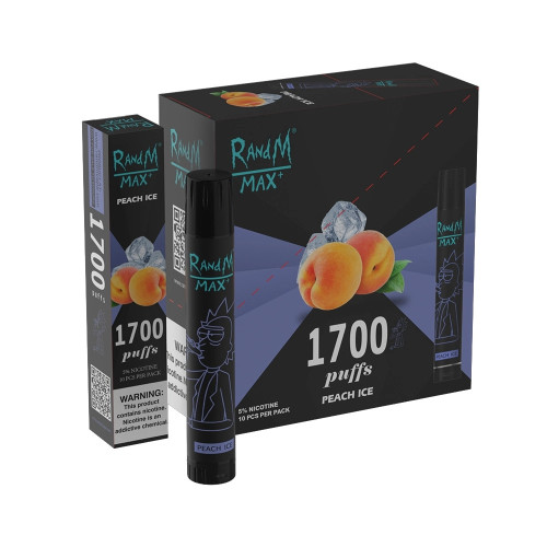 Toptan randm max+ 1700 puflar tek kullanımlık vape kalem