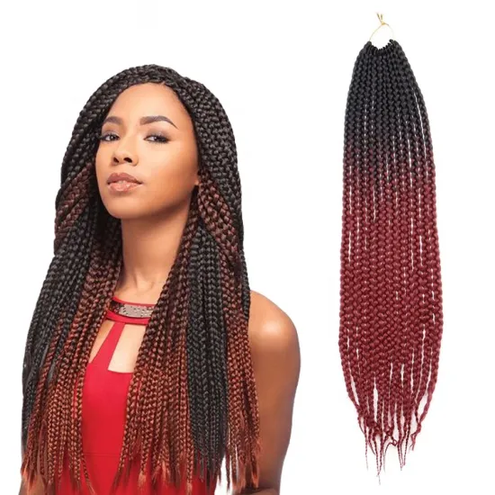 Curly Crochet Braid Synthetic Braiding Hair Extensions  22inches Wavy Crochet Hair for woman Box Braids hair