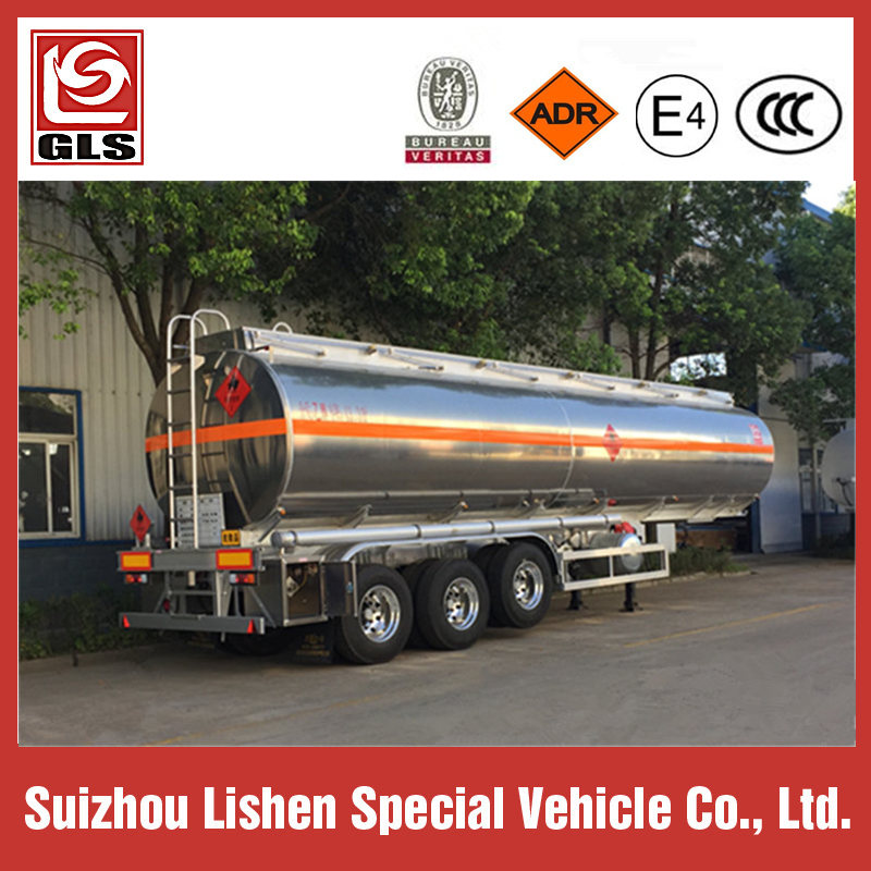 45000L Aluminium alliage alcool éthylique Tank Trailer