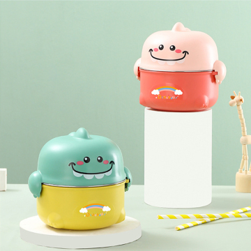 Tasses de rangement d'aliments adaptées aux bébés avec couvercles pour boissons chaudes ou froides
