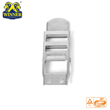 2 Inch White Zinc Steel Overcenter Buckle For Lashing Belt