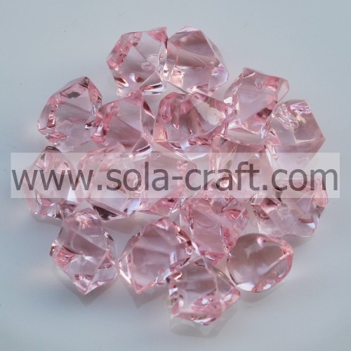 Colorful Clear Acrylic Small Stone Beads For Decoration