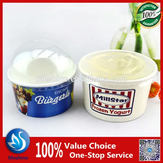Beautiful printed ice cream bowl hot sale