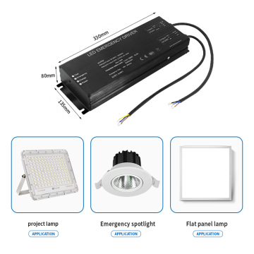 200W LED light emergency driver for lighting