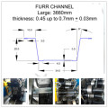 Trockenbau Roll Forming Machinery für verzinktem Omega-Profil