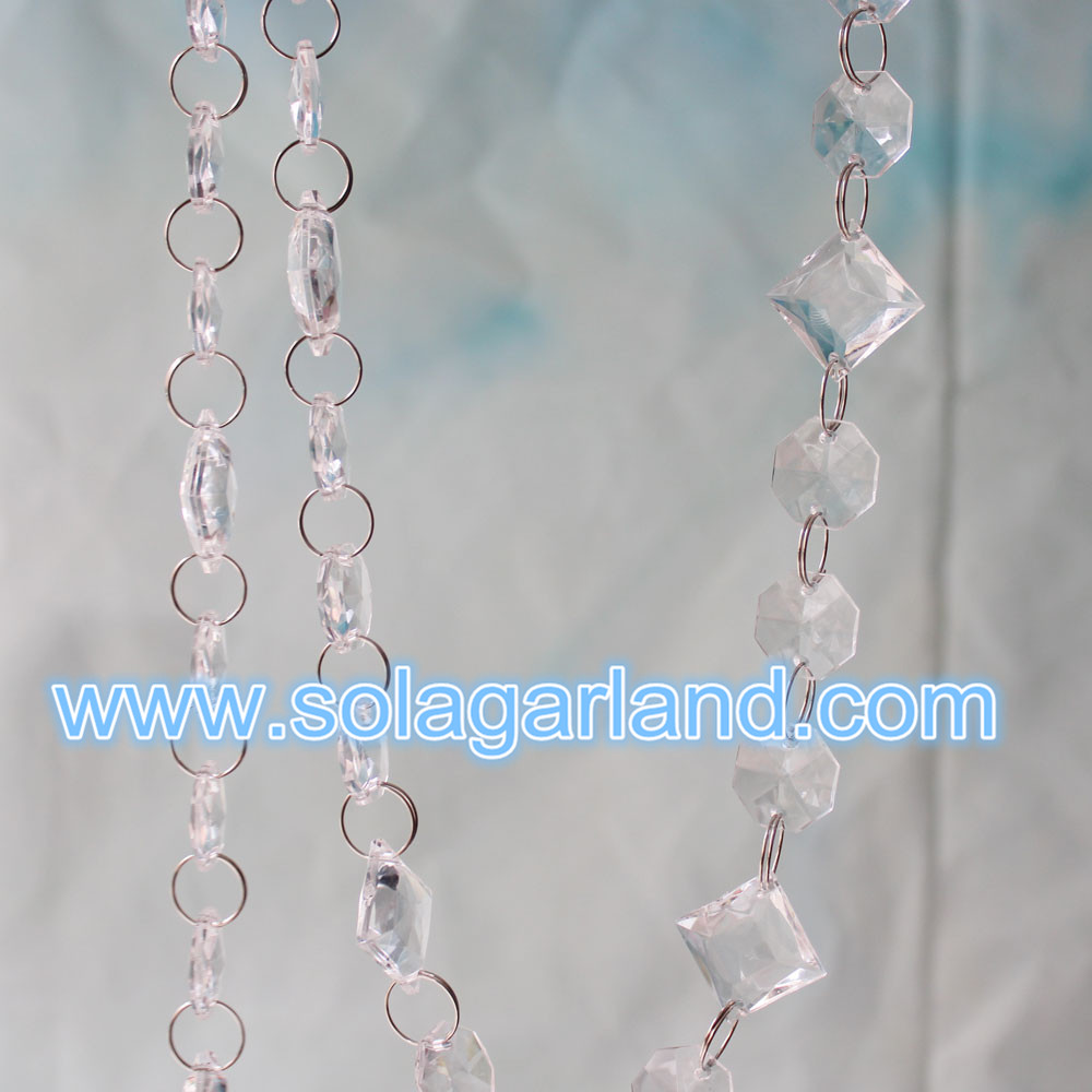 Acrylic Crystal Diamond Bead Garland