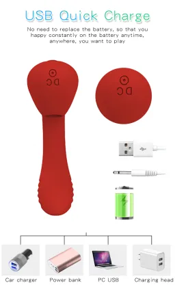 Female Suction Vibrating Wand for Pleasure