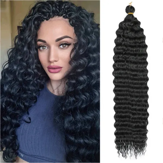 Wholesale  Passion Twist Prelooped Braiding 18" Synthetic Crochet Braid Hair 30 Inch Water Wave Passion Twist Hair