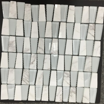 white marble mosaic tile stone
