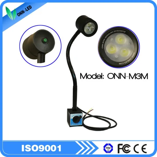 ip65 waterproof 5w magnetic base gooseneck work light