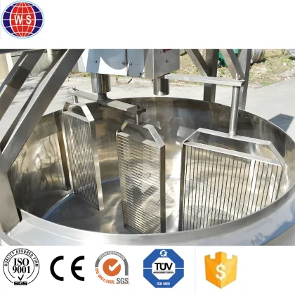 1000 Kg Fresh Cheese Production Line, Cheese Vat 200 Liters