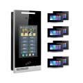 Video Door Phone Intercom Apartment 6-unit Wired Doorbell