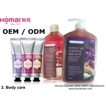 Cosmetic Factory Supply SGS Approved Bath Shower Gel&Oil&Cream&Lotion&Mask Body Care Cosmetic