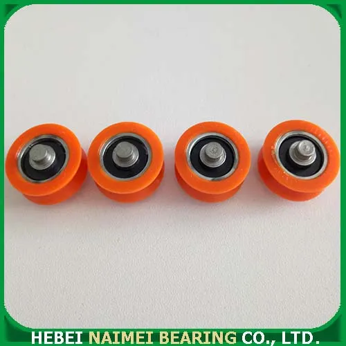 Solid Nylon Roller With Miniature Bearing