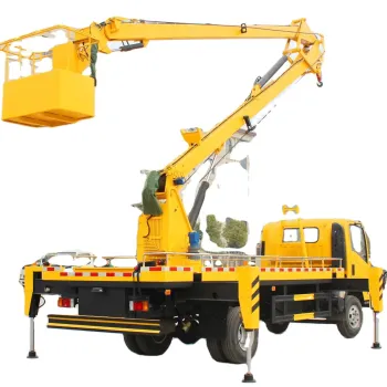 New 2024 Isuzu 20m-35m Telescopic Aerial Ladder Working Platform Truck for Sale