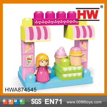 Funny 15PCS Kids Plastic Block Toy
