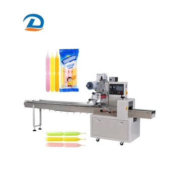 Biscuit Biscuit Flow Emballage Machine pour le pain à gâteau d'oreiller à glaçons