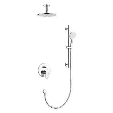 Ensemble de douche Caparplus pour une installation dissimulée avec barre de diapositives