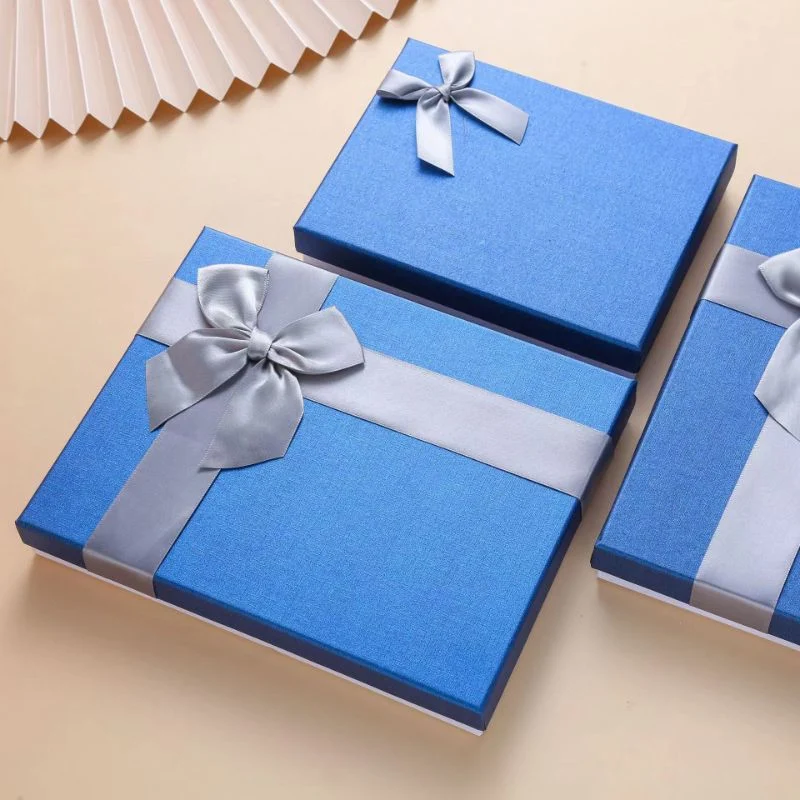 Holiday Gift Jewelry Perfume Shopping Raffia Wedding Birthday Packaging Cartons Paper Box