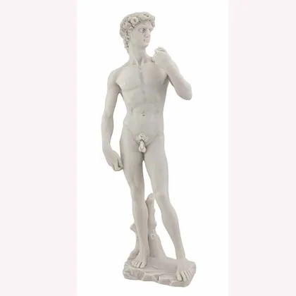 Life size figure art decoration stone sculpture marble michelangelo's david statue