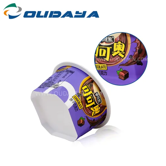 65ml custom print logo pudding jelly sauce cup