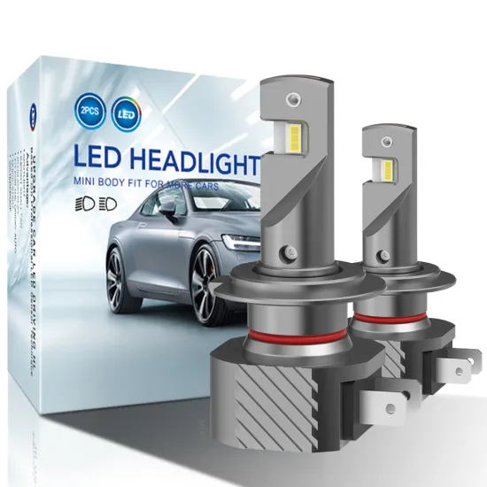 ASRUEX All-in-One Mini CANBUS H7 LED Headlight Bulb with Adjustable Beam for 6000K/7000K White Light