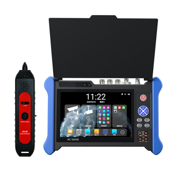 7 Inch 4K CCTV Camera Tester with POE Monitor, OTDR, and Optical Power Meter