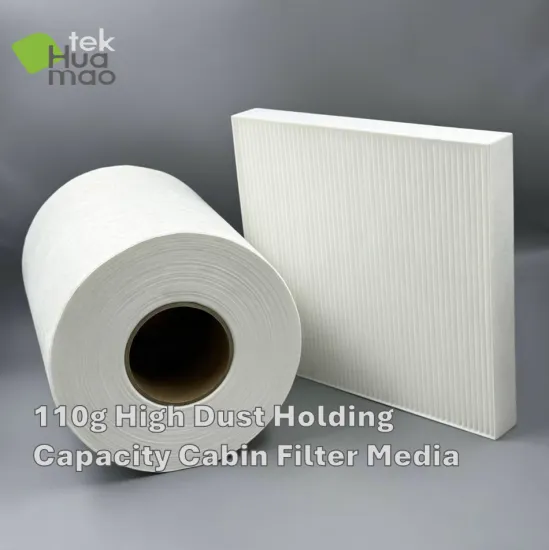 Very High Dust Holding Capacity Cabin Filter Media