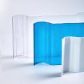 3mm蓝色紫外线涂料PC瓦楞纸板