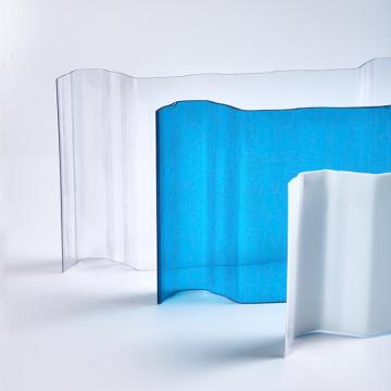 2mm透明的紫外线涂料PC瓦楞纸板