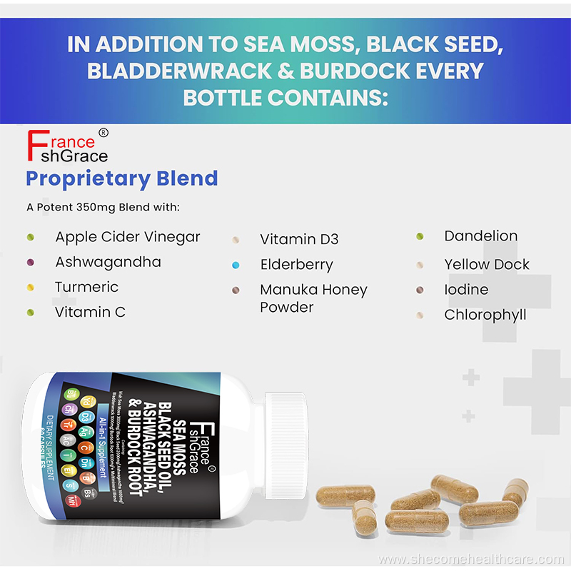 Black Seed Oil hair health Sea Moss supplement