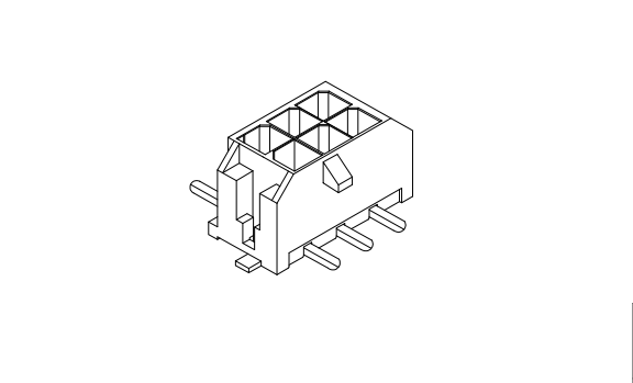 MX3.0mm SMT với loạt kết nối Wafer hàn hàn hàn