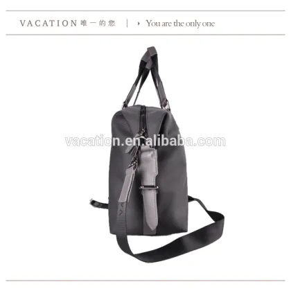 genuine leather men travel bag