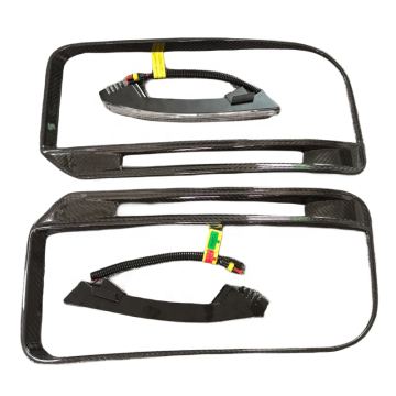 Mercedes Benz G-Klasa W464 G500 G63 B G800 Styl rakietowy Dry Fibre Fibre Front Grill z oświetleniem LED