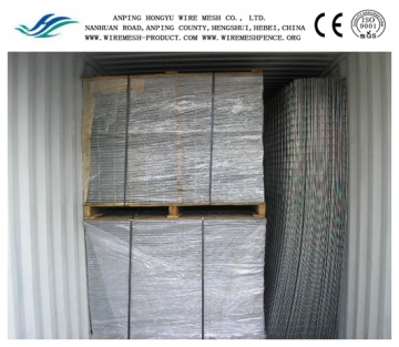 Galvanized welded wire mesh panel