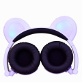 Glowing Panda Ear Bluetooth Headphone with Micro