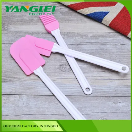 top rated Easy Flex 3-Piece Silicone Spatula Set,Pink