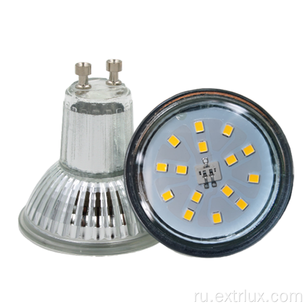 Светодиодный Dimmable GU10 7W Spotlights 60 ° Стеклянный SMD