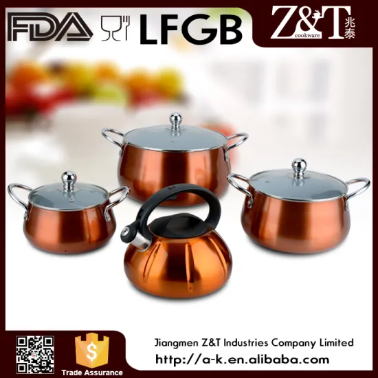 New product aluminum cookware set ceramic