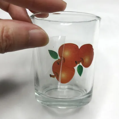 Custom Printed Transparent Lettering Brand Logo 3D UV Sticker